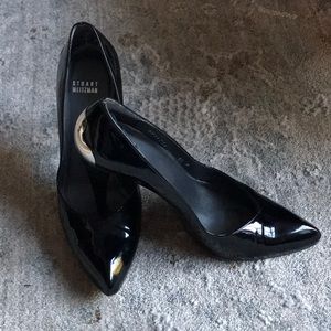 Stuart Weitzman patent pumps